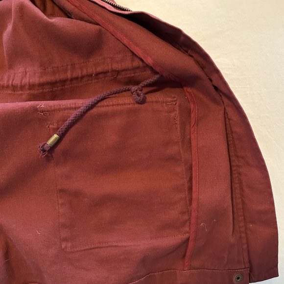 Adorable Spring/Fall Jacket - Maroon Color - Picture 6 of 9